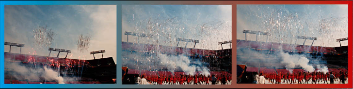 High Altitude Streamer Cannon for stadium